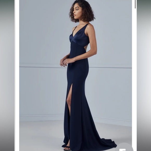 Amsale Bridesmaid Dress - Nicky (color: ice) - Picture 10 of 10